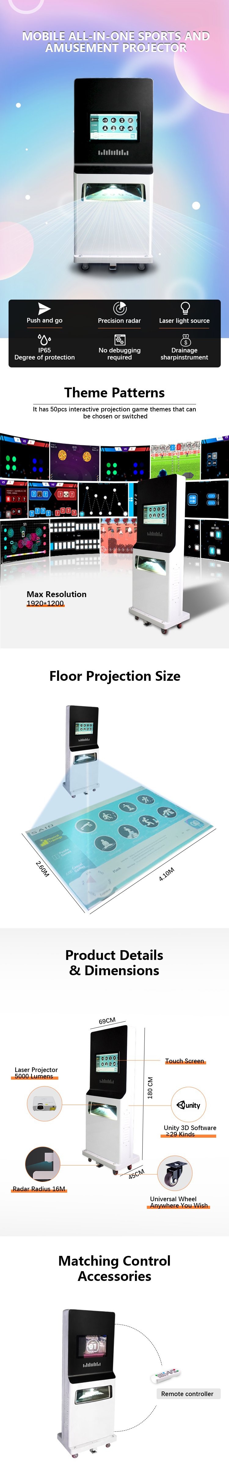 All-in-one Sports Interactive Projector